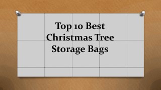 Top 10 best christmas tree storage bags in 2018