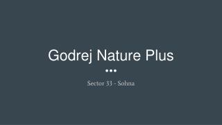 Godrej Nature Plus Resale