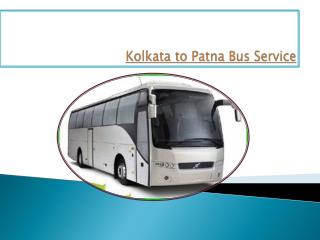 Kolkata to Patna Bus