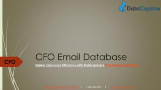 CFO Mailing Address Database