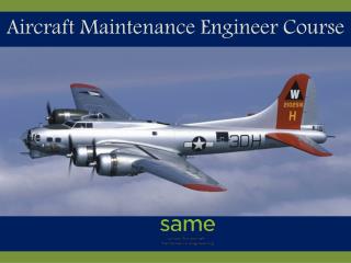 Get Aircraft Maintenance Engineer Course Details from Igesame.com