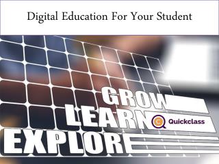 Digital Education For Your Student