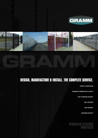 Mesh Fencing, Railing and Security Fencing - GrammBarriers