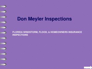 Windstorm Insurance Inspections in Florida