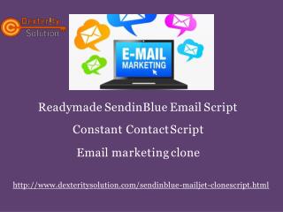 Readymade SendinBlue Email Script - Constant Contact Script -Email marketing clone