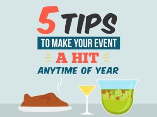 5 Tips to Make Your Event a Hit