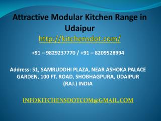 Attractive Modular Kitchen Range in Udaipur