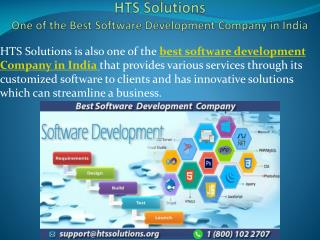 best software development Company India - www.htssolutions.org