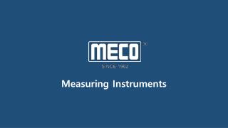 Measuring Instruments - Mecoinst