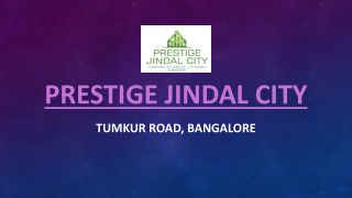 Prestige Group Luxury Apartment North-West Bangalore