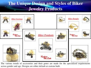 The Unique Design and Styles of Biker Jewelry Products