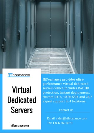 Virtual Dedicated Servers
