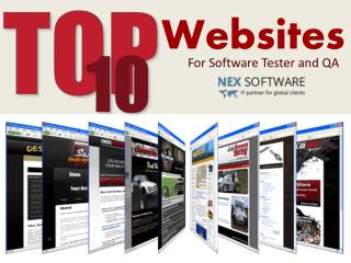 Bookmark: Top 10 Websites for all the Software Testers and QAs