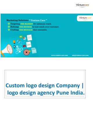 Custom logo design Company | logo design agency Pune India.