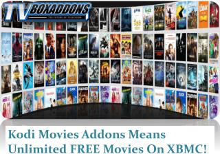 Kodi Movies Addons Means Unlimited FREE Movies On XBMC!