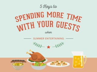 Spending More Time with Your Guests When Summer Entertaining