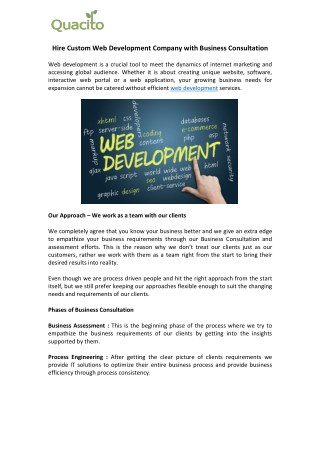 Web & Custom Software Development Company in San Antonio