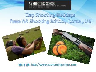 Enjoy Clay Shooting Holidays from AA Shooting School, UK