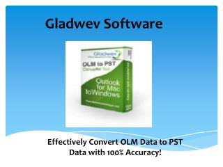 Effectively Convert OLM Data to PST Data