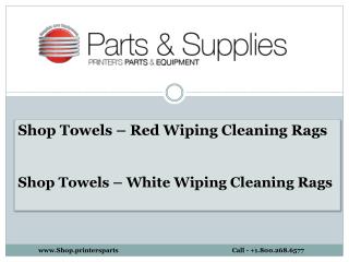 Shop Towels - Wiping Cleaning Rags