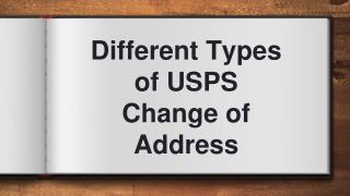 Different Types of USPS Change of Address