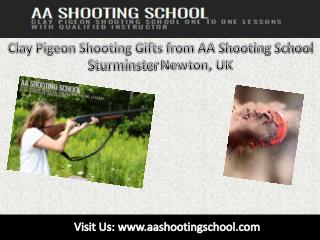 Clay Pigeon Shooting Gifts from AA Shooting School, UK