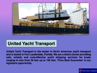Start your Vacation with Yacht Shipping