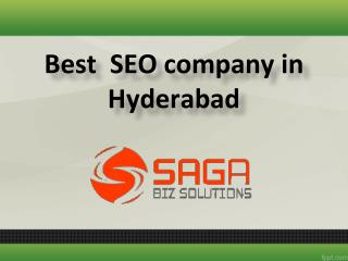 Best SEO company in Hyderabad, SEO services in Hyderabad - Saga Bizsolutions