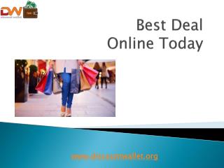 Best Deal Online Today | Discount Wallet