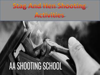 Plan stag and hen shooting activities at AA Shooting School, Dorset, UK