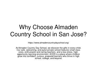 San Jose Private Independent School