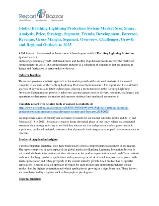 Earthing Lightning Protection System Market And What Makes it a Booming Industry According to Following Research Report