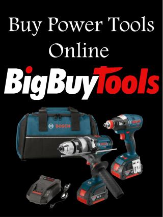 Buy Power Tools Online