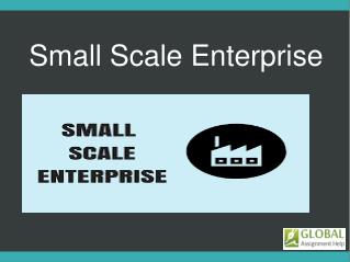 Presentation on the Role of Small Scale Entreprises