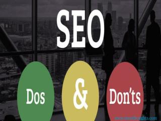 SEO Doâ€™s and Donâ€™ts | Effective SEO Tips | Innothoughts Systems