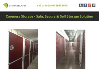 Coomera Storage - Safe, Secure & Self Storage Solution