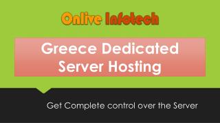 Greece Dedicated Server Hosting Plans | Price