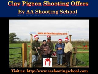 Clay Pigeon Shooting Offers from AA Shooting School in UK