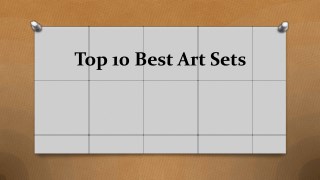Top 10 best art sets