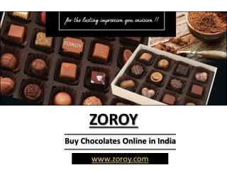 At Zoroy Buy Chocolates for Gifts Online