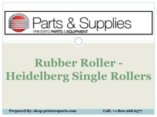 Buy Heidelberg Rubber Rollers at-Shop.PrintersParts