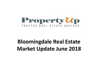 Bloomingdale Real Estate Market Update June 2018