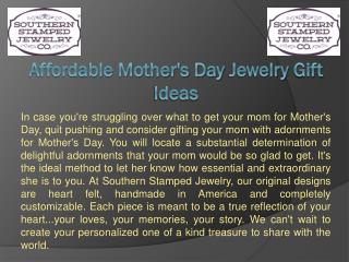 Affordable Mother's Day Jewelry Gift Ideas