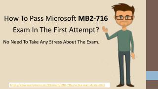 MB2-716 Exam Dumps