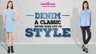 Buy Women Denim Shirts Online from Denim Store Oxolloxo