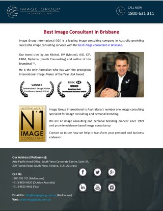 Best Image Consultant in Brisbane