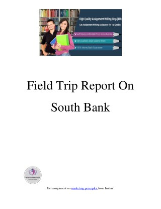Field Trip Report On South Bank