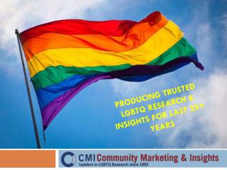 CMI's LGBT Research, Panel and Conferences