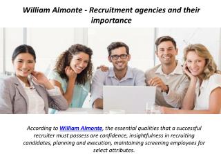 William Almonte - Recruitment Agencies And Their Importance