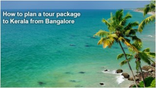 HOW TO PLAN A TOUR PACKAGE TO KERALA FROM BANGALORE